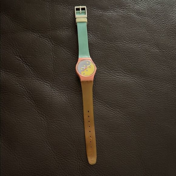Vintage 1987 Swatch Blue Cassata LP103 – Ladies’ Collectible main image 6